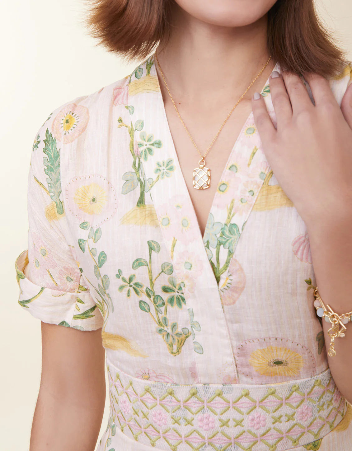 Floral Print Midi Dress
