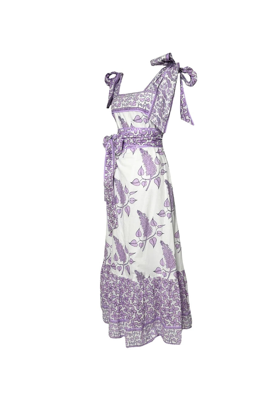 Adjustable Straps Floral Dress