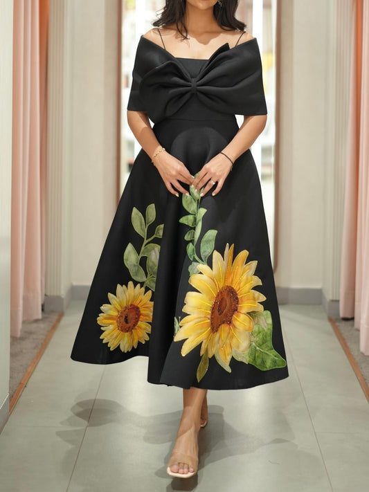 Sunflower Dress Two-piece Set