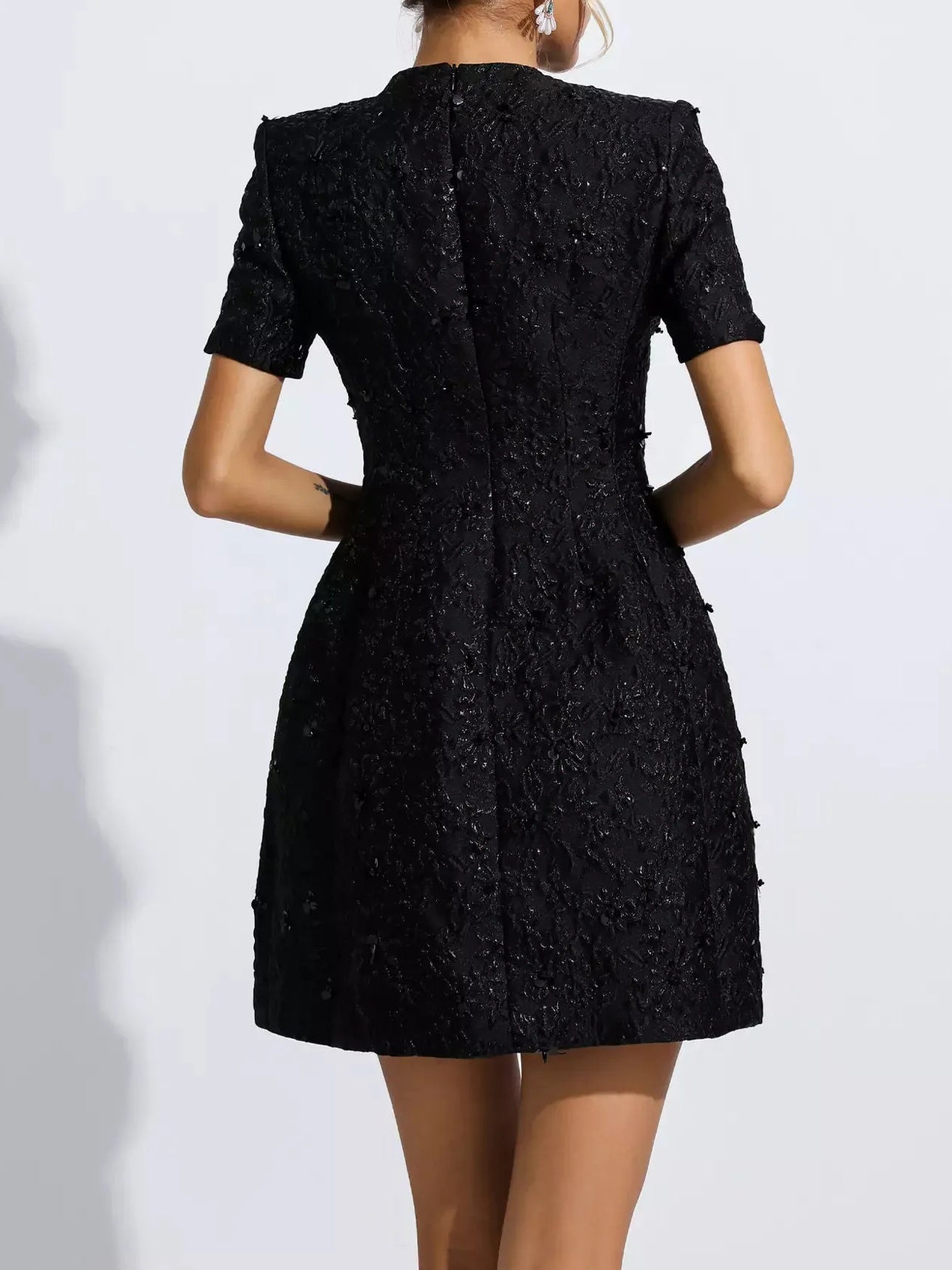 Elegant Floral Mini Dress