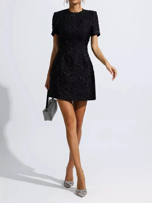 Elegant Floral Mini Dress