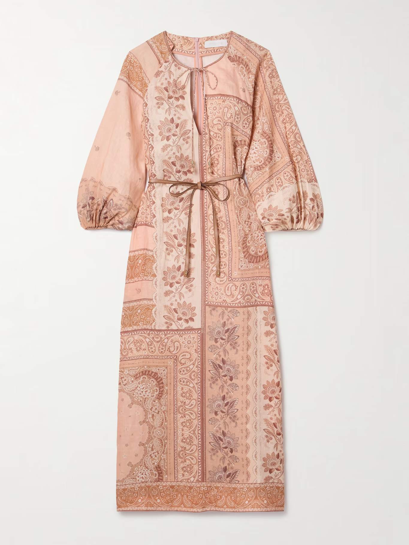V-neck Printed Dress