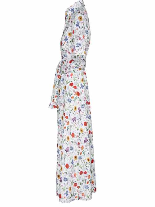 Floral Print Shirt Dress