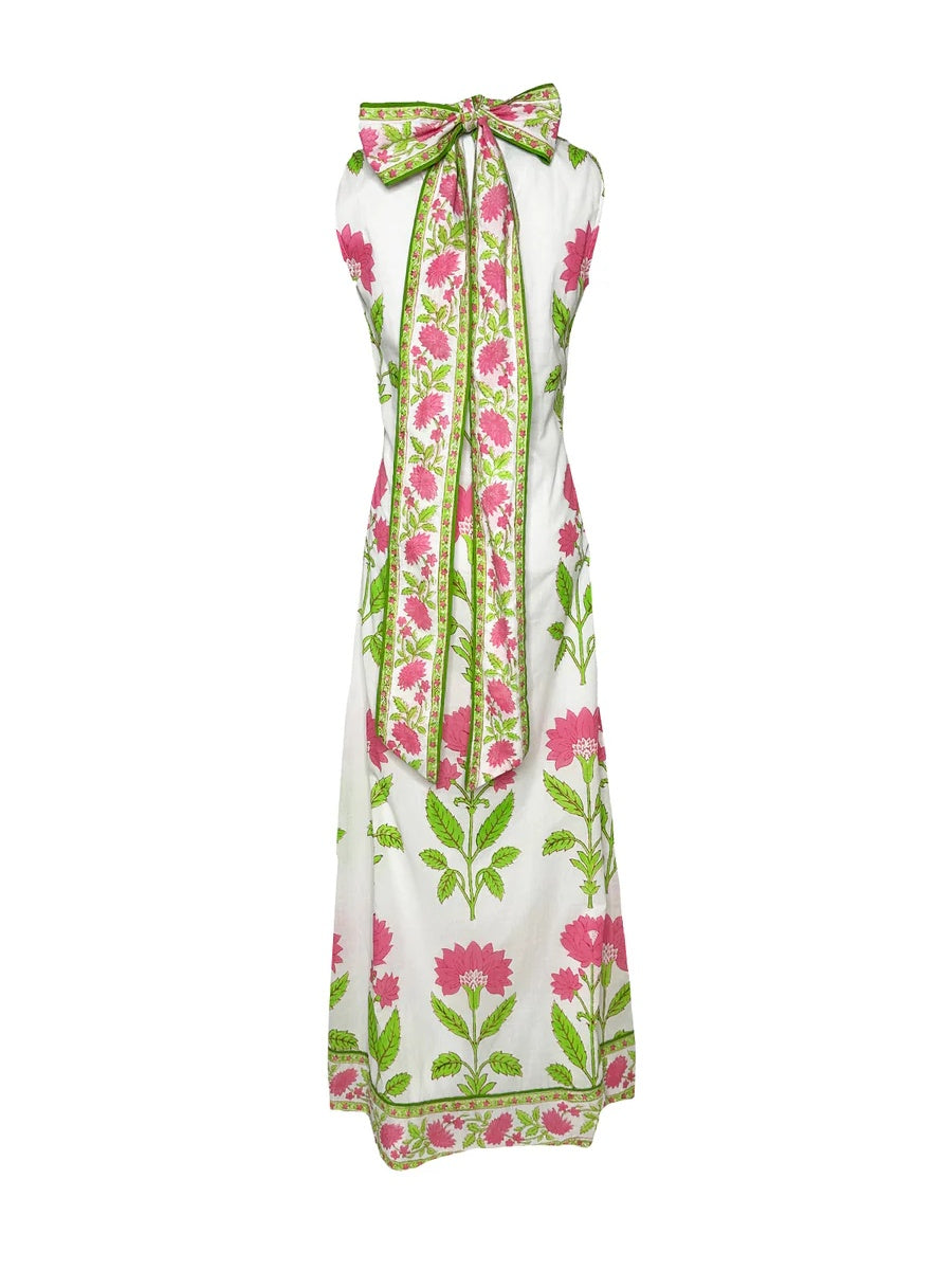 Sleeveless Printed Dress