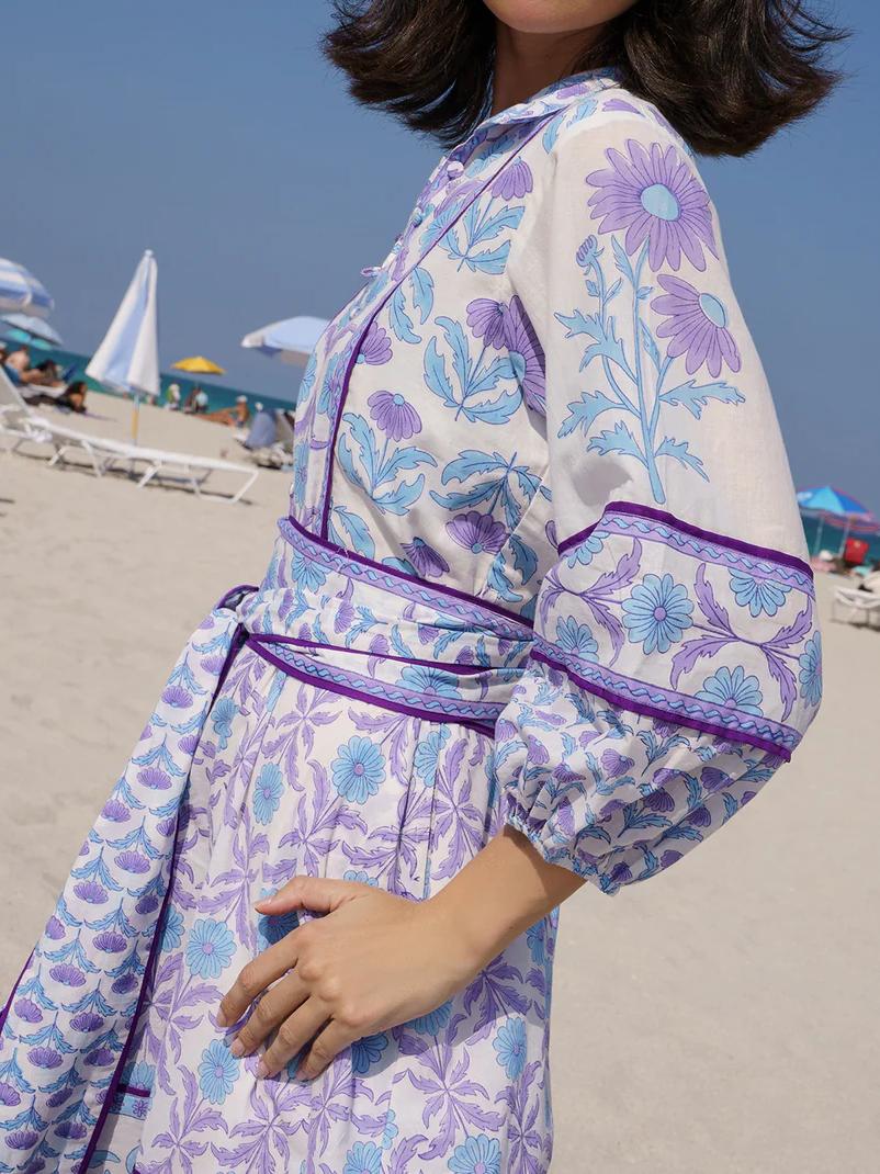 Ruffled Short Printed Dress