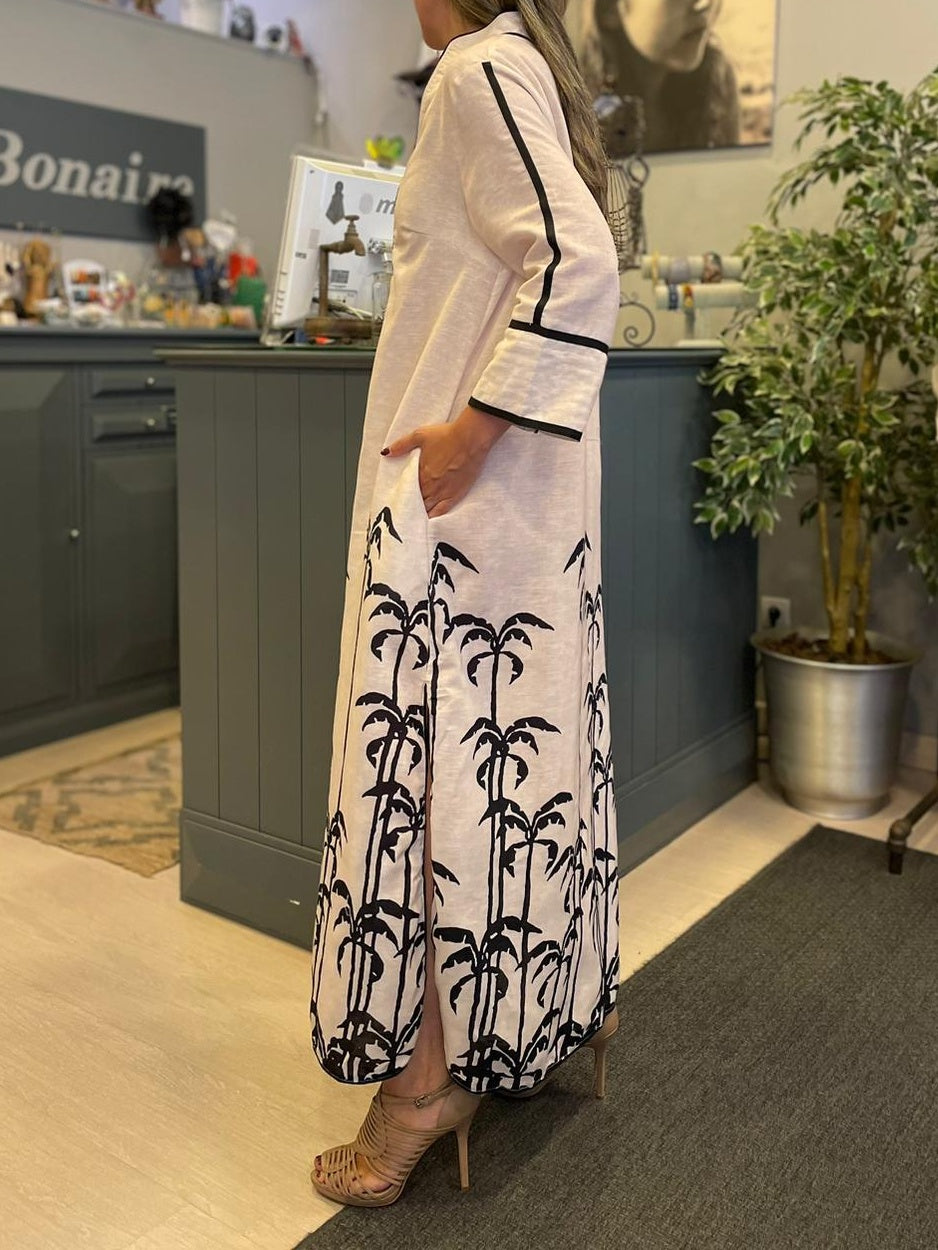 Printed Silhouette Dress