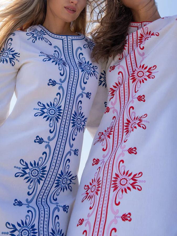 Vintage Embroidered Dress