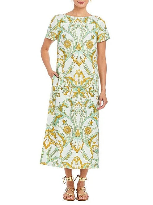 Outline Floral Dress