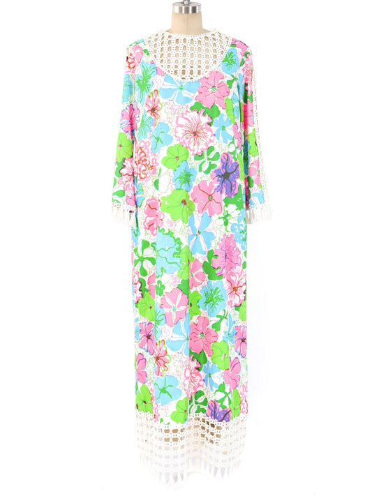 Floral Printed Caftan