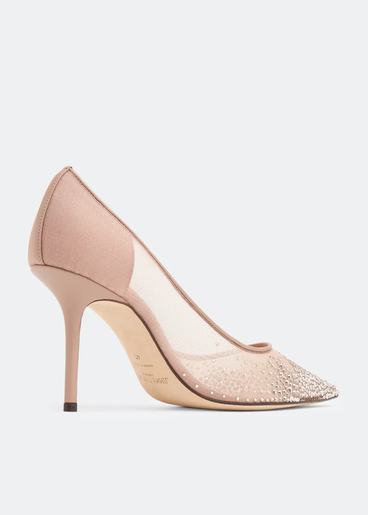 Love 100 Crystal-embellished Pumps