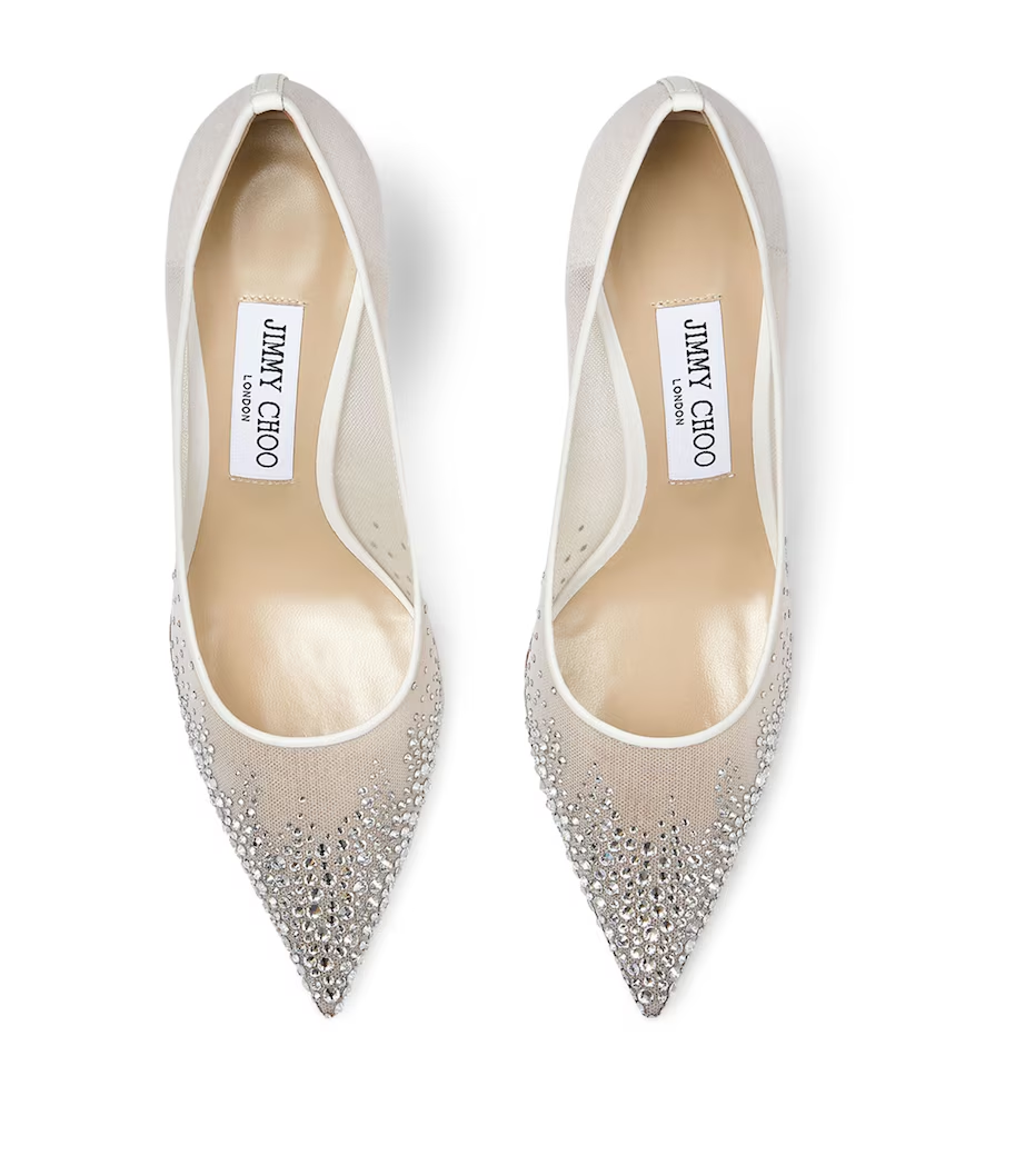 Love 100 Crystal-embellished Pumps