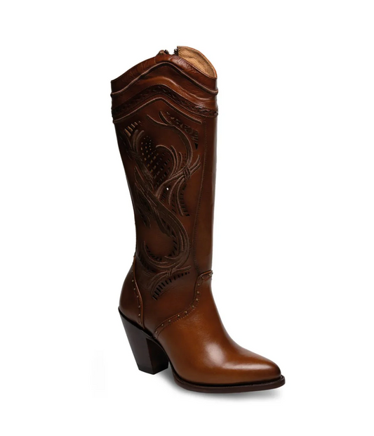 Hand-carved Boots