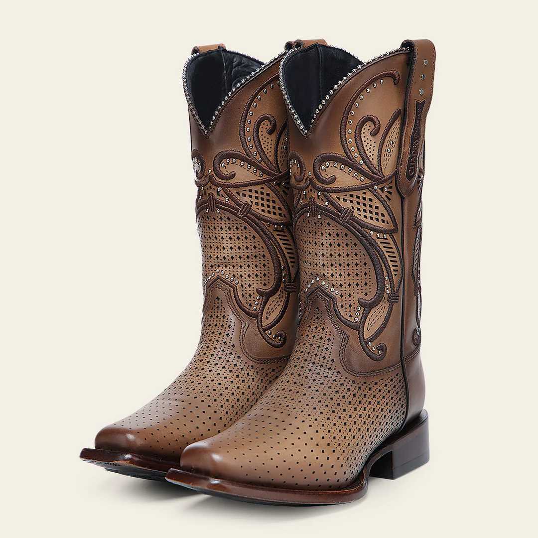 Genuine Leather Rodeo Boots For Women