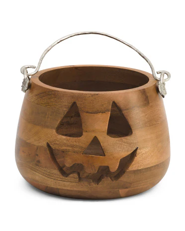 Halloween Wooden Pumpkin Bucket(Buy 2 Free Shipping✔️)