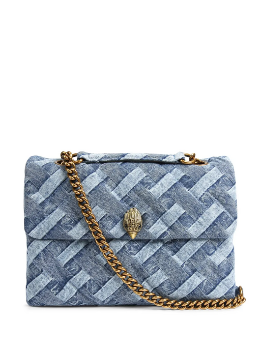 Large Soft Denim Shoulder Bag