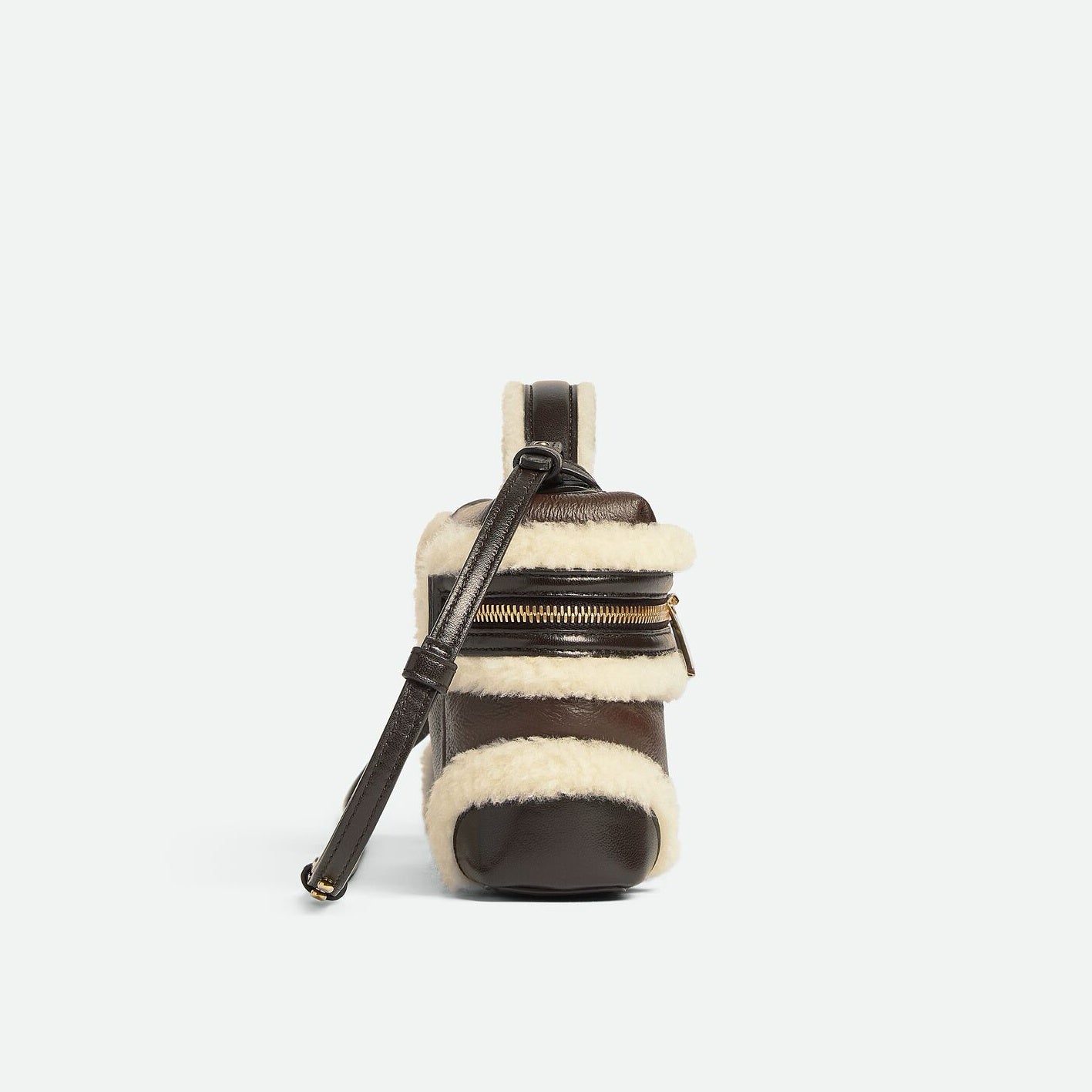 Leather Crossbody Vanity Case Bag