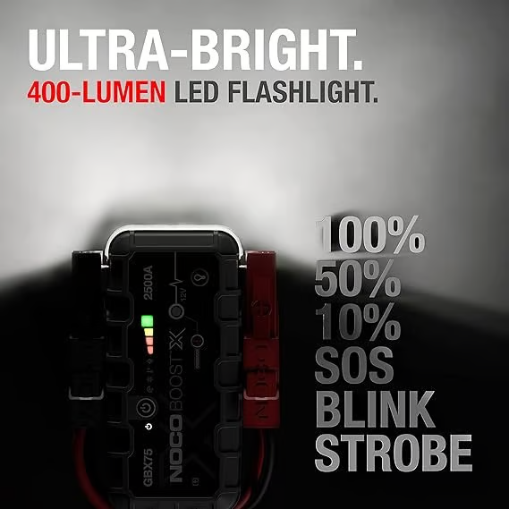 KAIPAR 4000A Car Jump Starter⚡| 37000mWH Power Bank With LED Light & Fast Charge