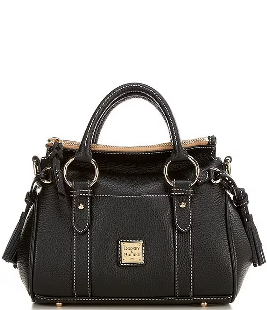 Lucca Leather Tassle Satchel Bag