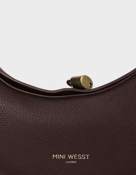 Vivaq Bitter Brown Faux Leather Snap Closure