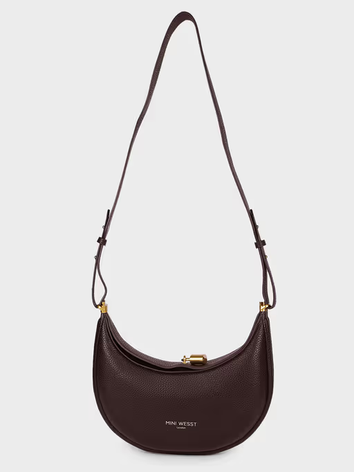 Vivaq Bitter Brown Faux Leather Snap Closure