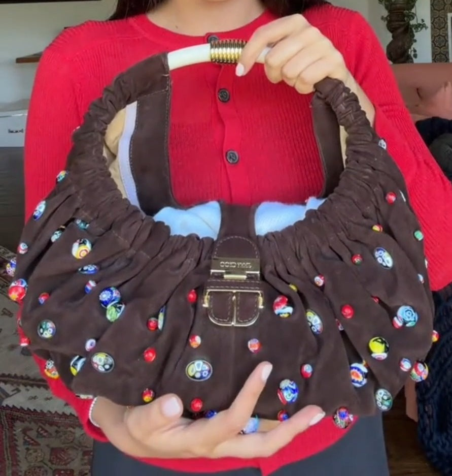 Small Embellished Stash Bag