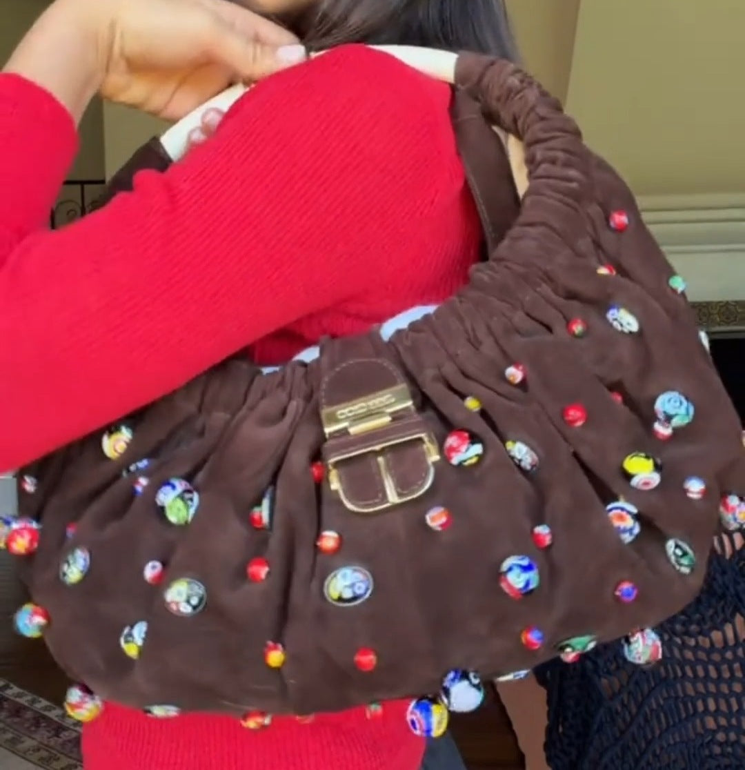 Small Embellished Stash Bag