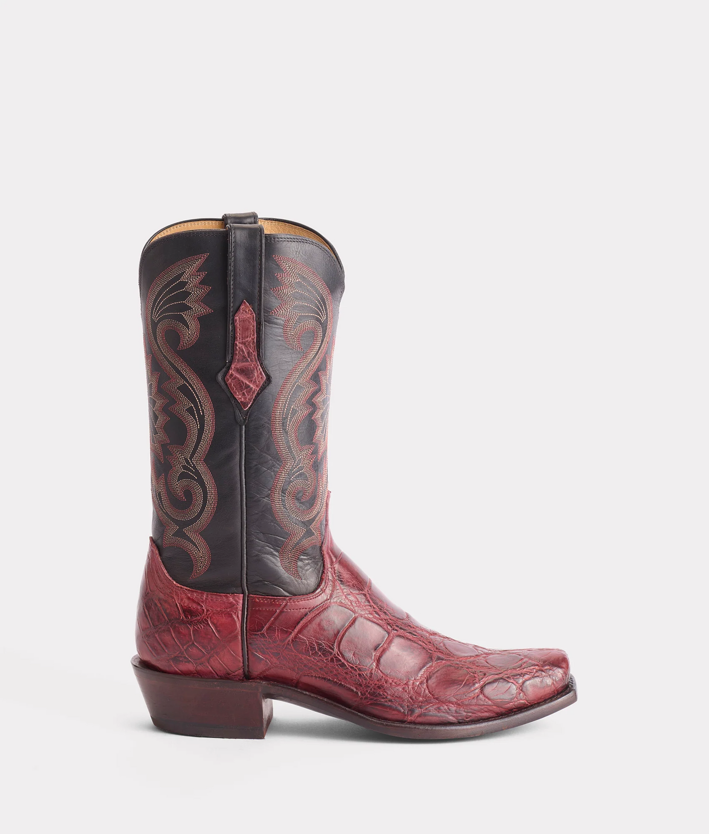 Giant Alligator Leather Boots