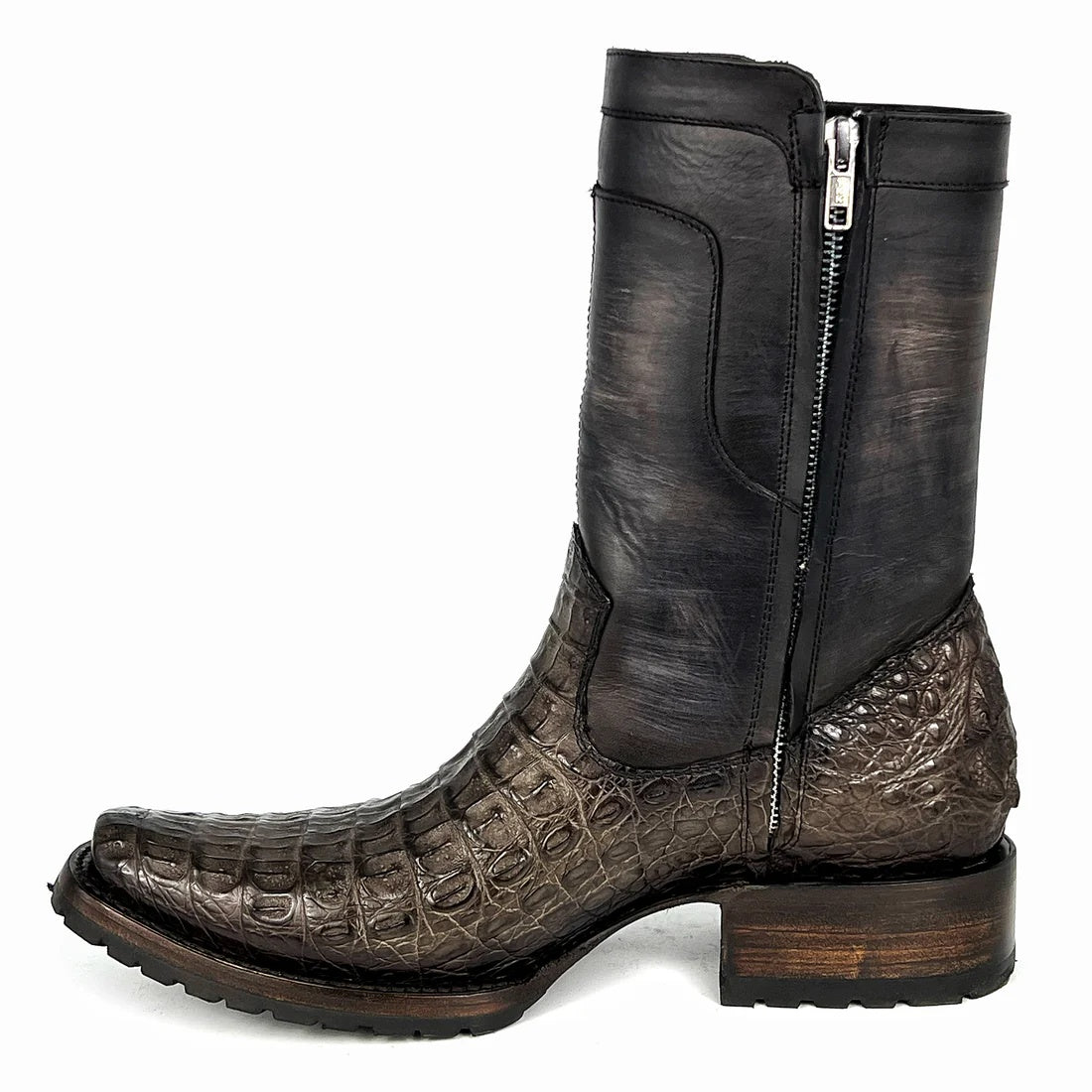 CHRISTIAN GREY COCODILE BOOTS(TRACK)DUBAI