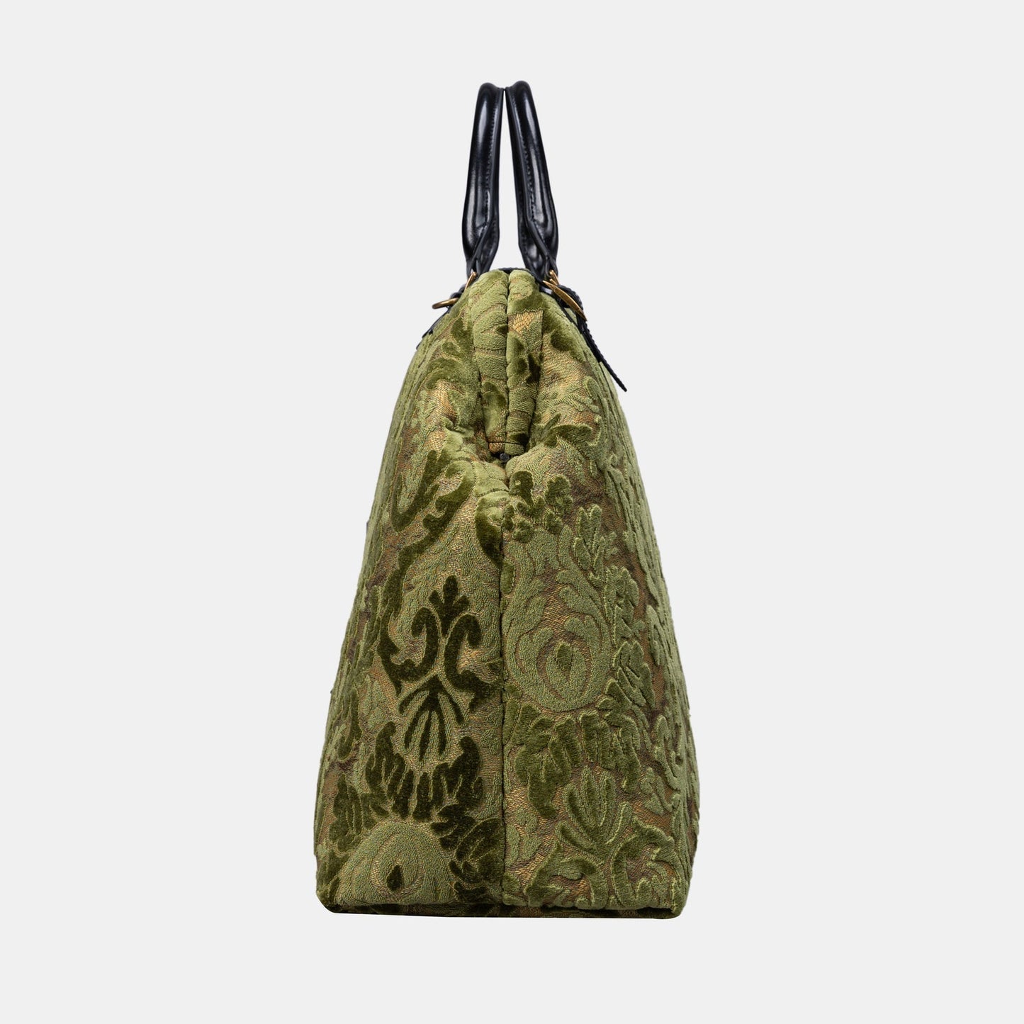 Burnout Velvet Fern Green Carpetbag
