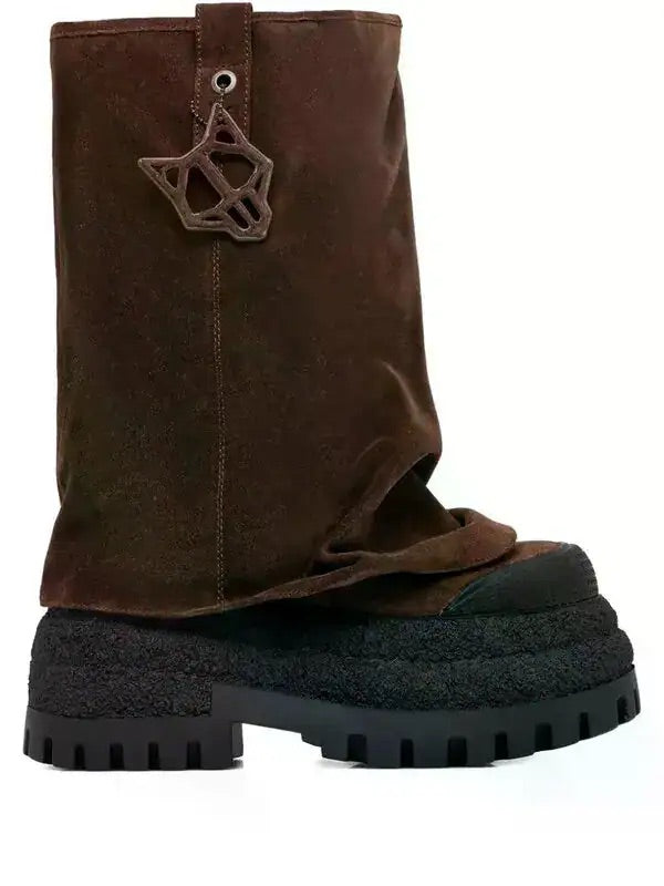 90mm Disturb Suede Boots