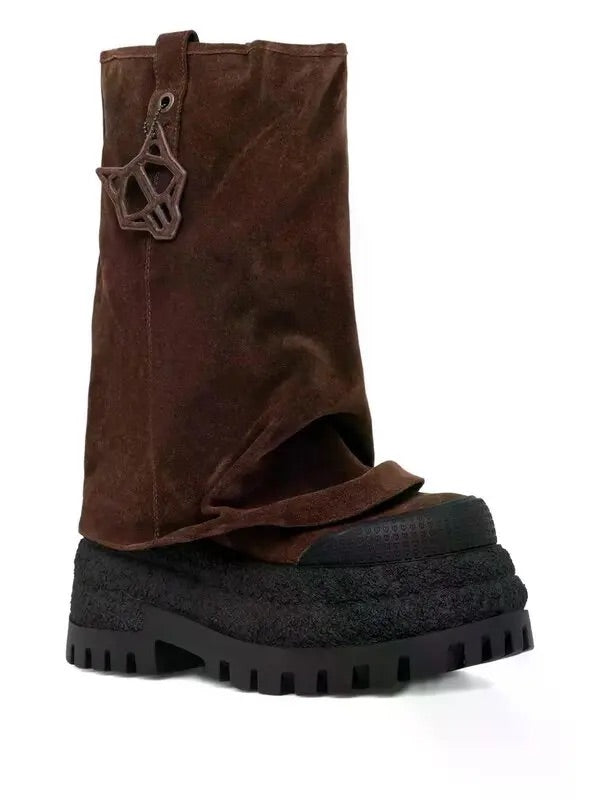 90mm Disturb Suede Boots