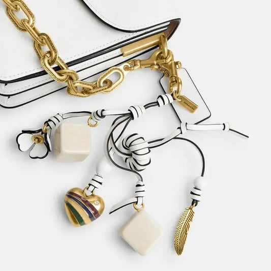 Coach Cluster Dice Bag Charm