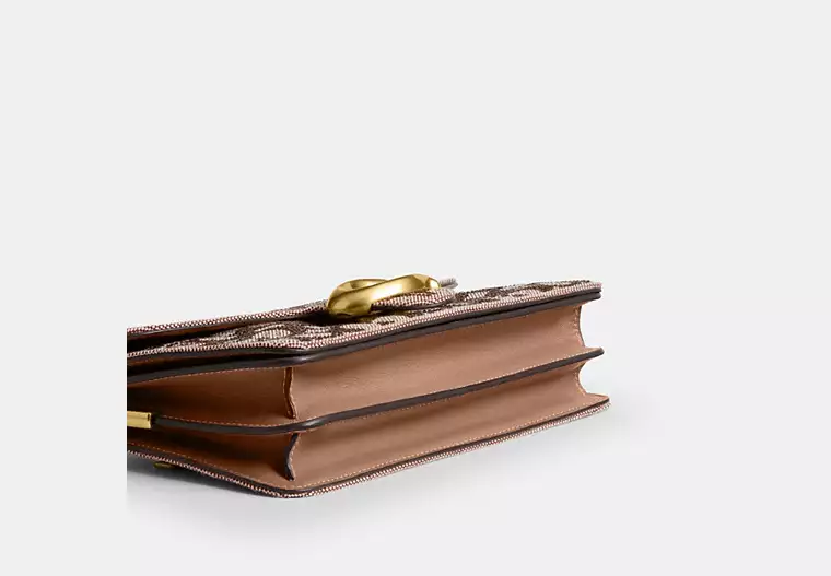 Tabby Shoulder Bag 26 In Crystal Signature Jacquard