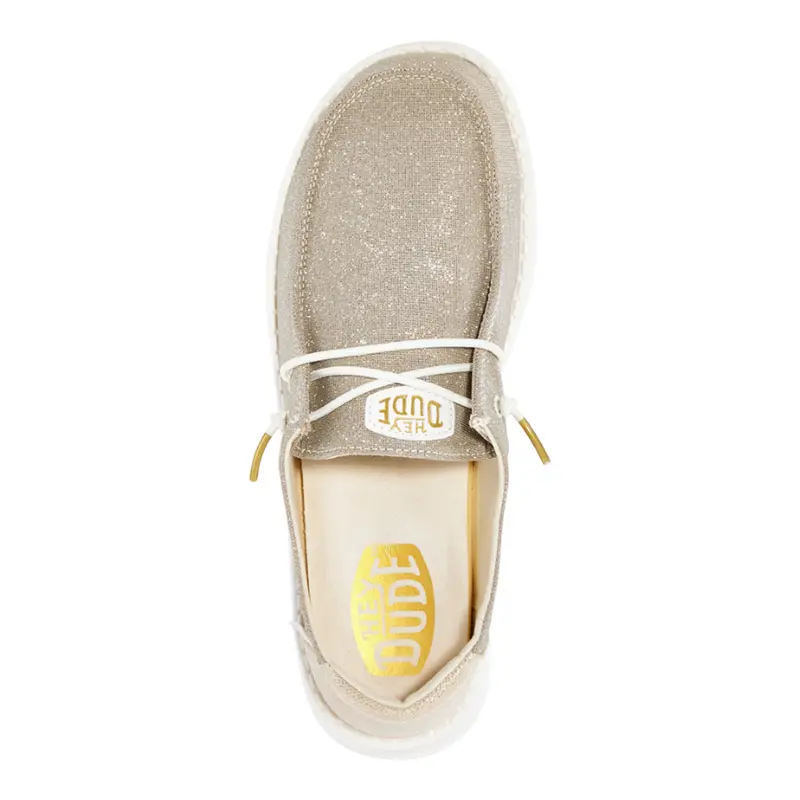Wendy Metallic Sparkle - Womens Comfortable Slip On Shoes