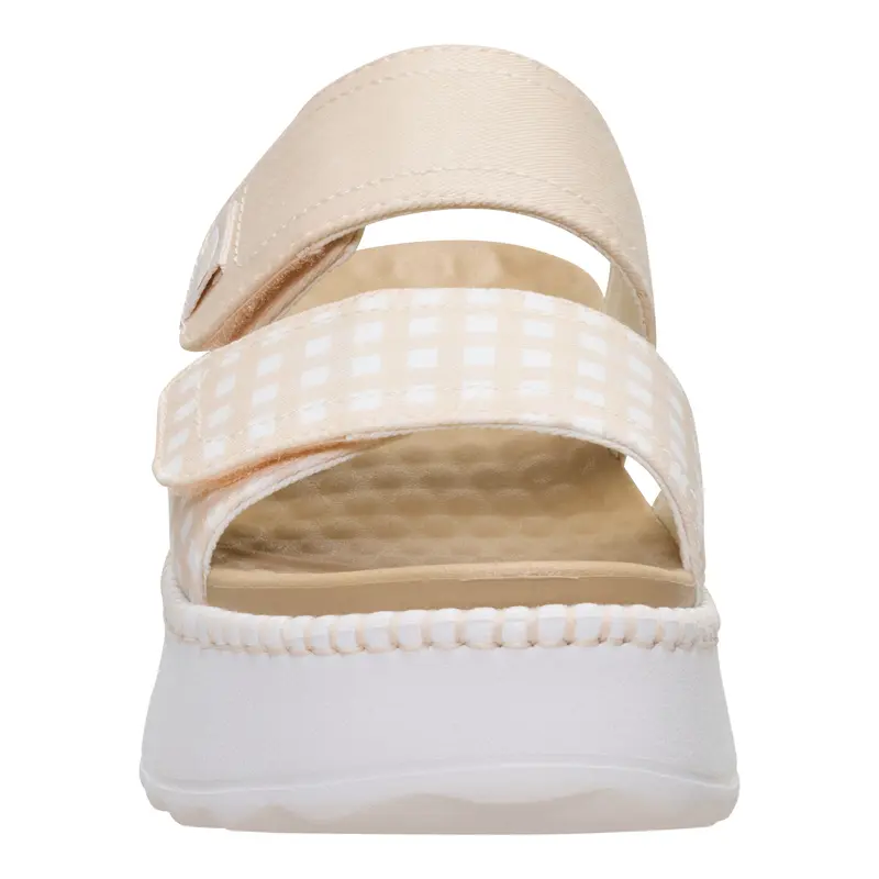 Delray Slide Gingham - Comfortable Slip On Sandals