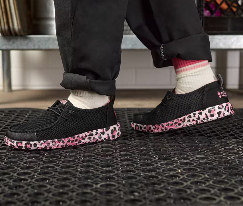 Wendy Work CE Leopard Slip Resistant Shoes