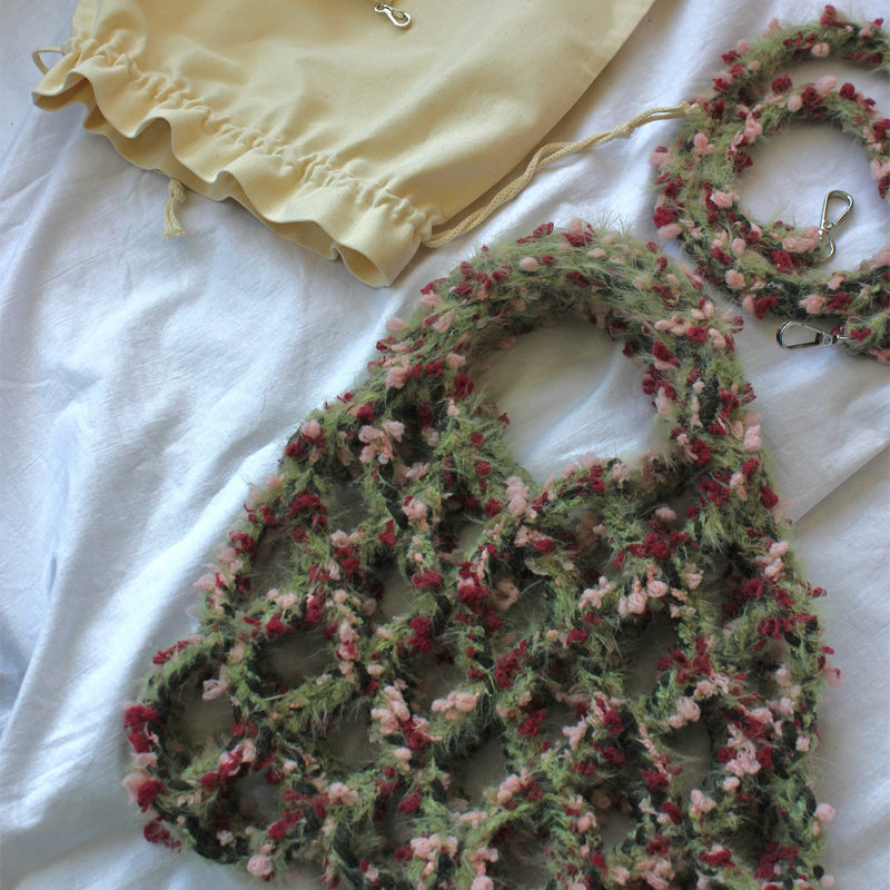 Flower Hand-woven Bag Handbag
