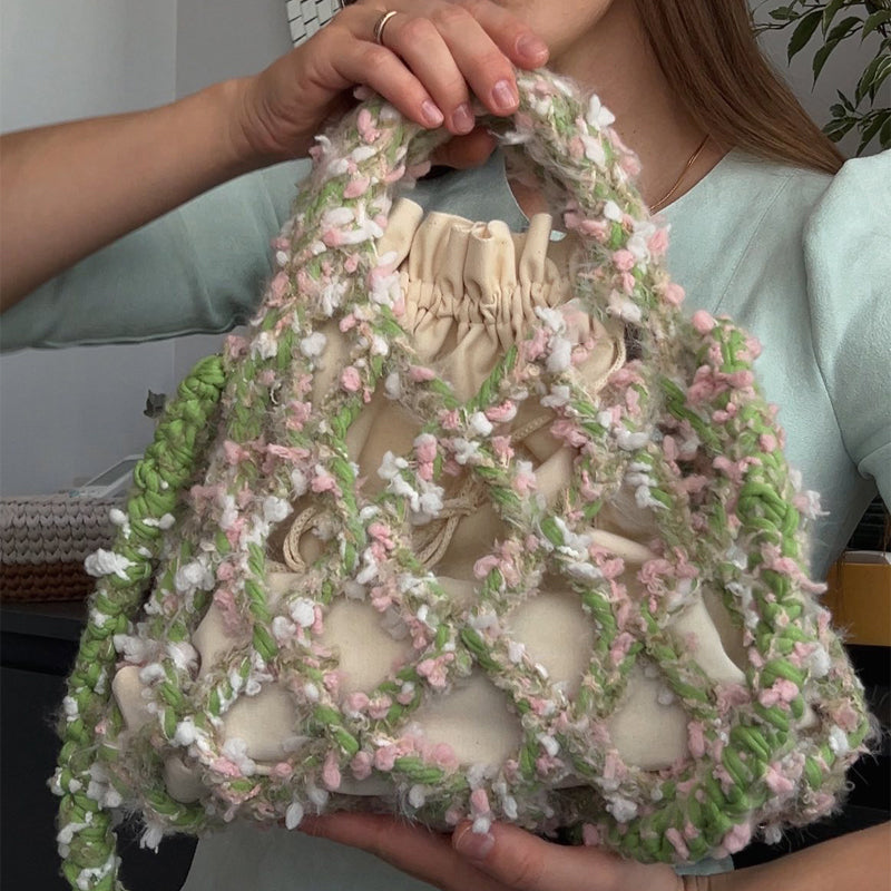 Flower Hand-woven Bag Handbag