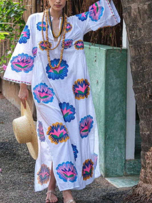 Casual Loose Print Dress