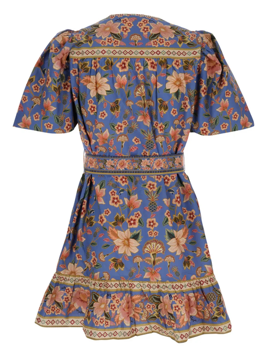 Super Bloom Tapestry Cotton Dress