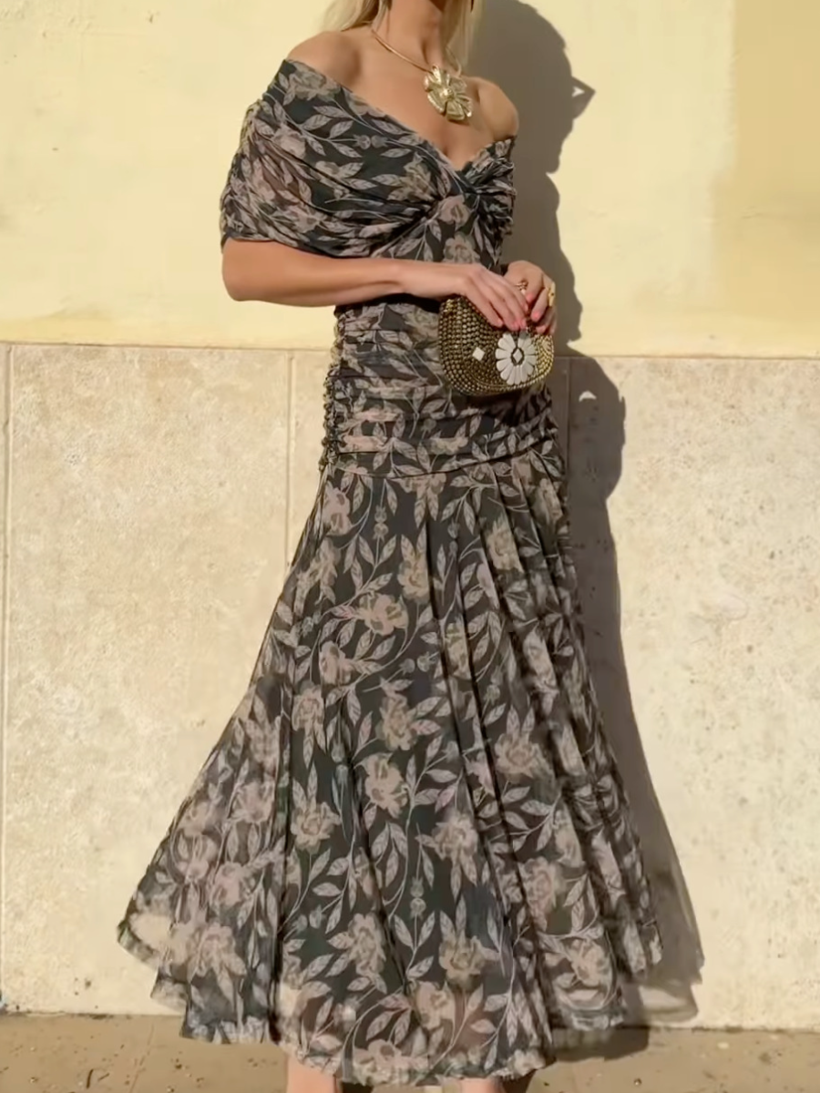 The Demure Mesh Occasion Dress