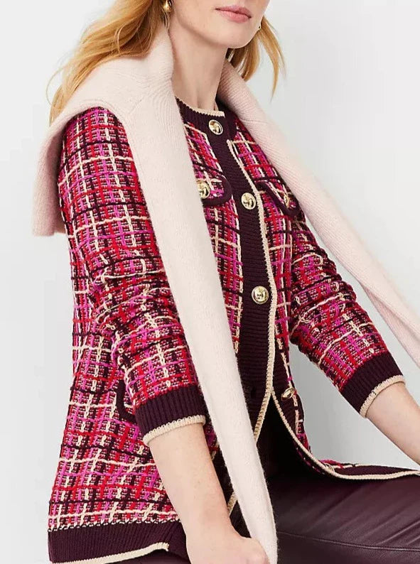 Tweed Sweater Jacket