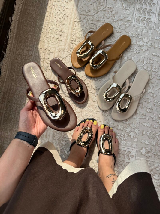 Comfortable Low Heel Flip-flop Beach Sandals