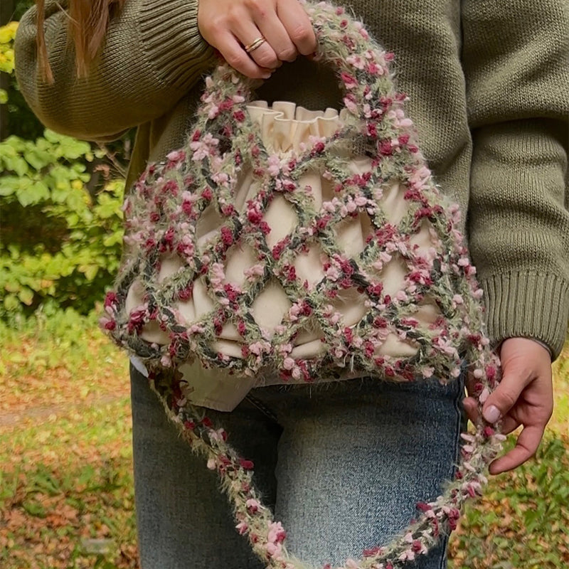 Flower Hand-woven Bag Handbag
