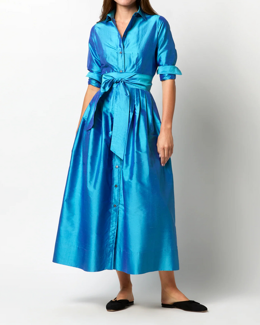 Classic Shirtwaist Maxi Dress