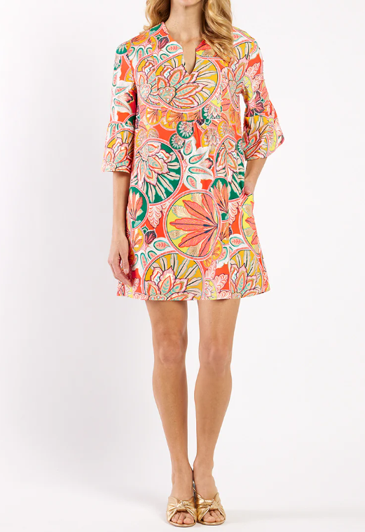 Pretty Bright Color Short Dress