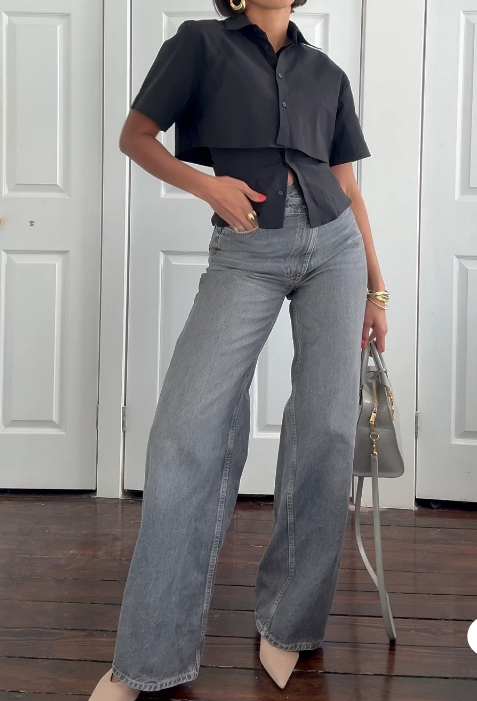 Simple Double-layer Short-sleeved Shirt