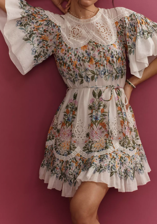 The Floral Lace Elegant Dress