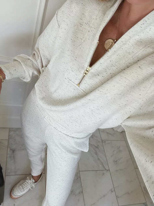 Zip Up Two Pieces Set