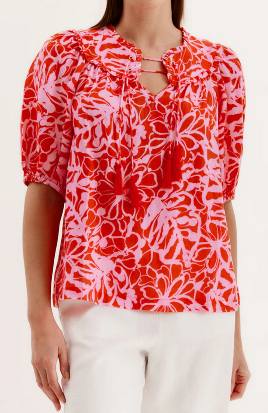 Tasseled Strappy Primrose Top